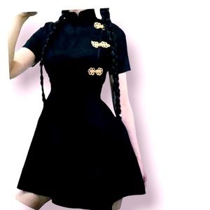 Gothic Cheongsam Dress